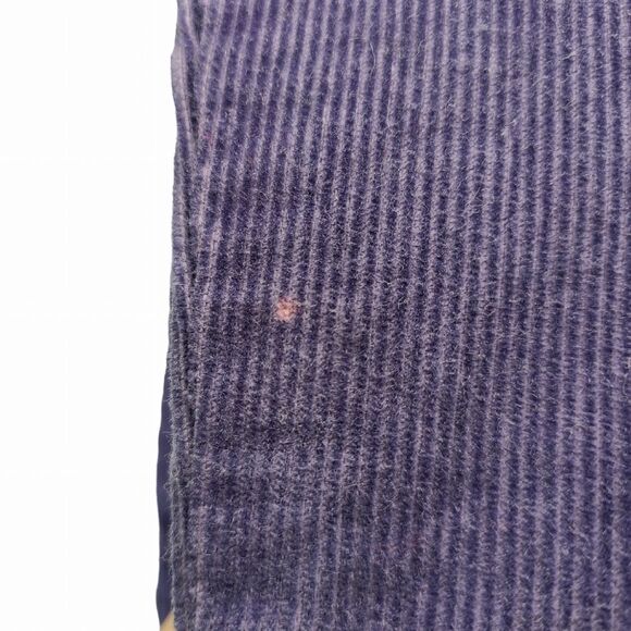 VTG 80s Wrangler Juniors 11 High Rise Straight Leg Corduroy Pants Purple - Picture 16 of 16